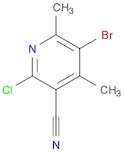 5-Bromo-2-chloro-4,6-dimethylnicotinonitrile