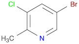 5-Bromo-3-chloro-2-methylpyridine