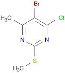 5-Bromo-4-chloro-6-methyl-2-(methylthio)pyrimidine