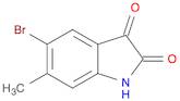 5-Bromo-6-methylindoline-2,3-dione