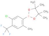 2-(5-Chloro-2-methyl-4-(trifluoromethyl)phenyl)-4,4,5,5-tetramethyl-1,3,2-dioxaborolane