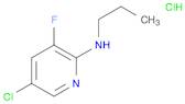 5-Chloro-3-fluoro-2-(N-propylamino)pyridine, HCl