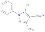 5-CHLORO-3-METHYL-1-PHENYL-1H-PYRAZOLE-4-CARBONITRILE