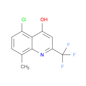 5-CHLORO-8-METHYL-2-(TRIFLUOROMETHYL)QUINOLIN-4-OL