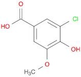 3-Chloro-4-hydroxy-5-methoxybenzoic acid