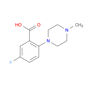 5-Fluoro-2-(4-methyl-1-piperazinyl)benzoic Acid