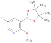 5-FLUORO-2-METHOXYPYRIDINE-3-BORONIC ACID PINACOL ESTER