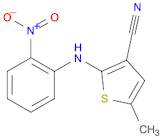 5-Methyl-2-((2-nitrophenyl)amino)thiophene-3-carbonitrile