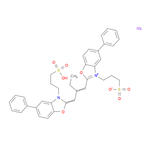 5-Phenyl-2-[2-[[5-phenyl-3-(3-sulfopropyl)-2(3H)-benzoxazolylidene]methyl]-1-butenyl]-3-(3-sulfo...