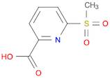 6-(Methylsulfonyl)-2-pyridinecarboxylic Acid