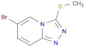 6-Bromo-3-(methylthio)-[1,2,4]triazolo[4,3-a]pyridine