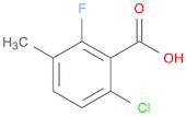 6-CHLORO-2-FLUORO-3-METHYLBENZOIC ACID