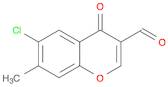 6-Chloro-7-methyl-4-oxo-4H-chromene-3-carbaldehyde