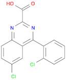 6-Chloro-4-(2-chlorophenyl)quinazoline-2-carboxylic acid