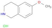 6-Methoxy-1,2,3,4-tetrahydroisoquinoline hydrochloride