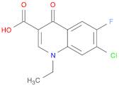 7-Chloro-1-ethyl-6-fluoro-4-oxo-1,4-dihydroquinoline-3-carboxylic acid