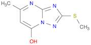 7-HYDROXY-5-METHYL-2-METHYLTHIO-S-TRIAZOLO[1,5-A]PYRIMIDINE