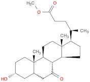 (R)-Methyl 4-((3R,5S,8R,9S,10S,13R,14S,17R)-3-hydroxy-10,13-dimethyl-7-oxohexadecahydro-1H-cyclope…