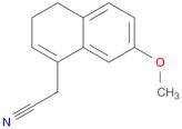 2-(7-Methoxy-3,4-dihydronaphthalen-1-yl)acetonitrile