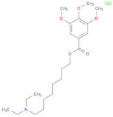 8-(DIETHYLAMINO)OCTYL 3,4,5-TRIMETHOXYBENZOATE HYDROCHLORIDE