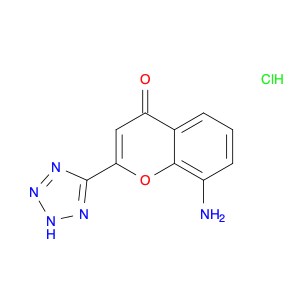 8-Amino-2-(2H-tetrazol-5-yl)-4H-chromen-4-one hydrochloride