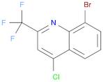 8-BROMO-4-CHLORO-2-(TRIFLUOROMETHYL)QUINOLINE