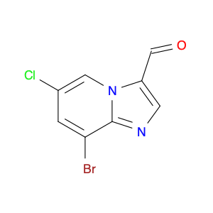 8-Bromo-6-chloroimidazo[1,2-a]pyridine-3-carbaldehyde