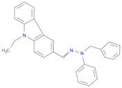 9-ETHYLCARBAZOLE-3-CARBOXALDEHYDE N-BENZYL-N-PHENYLHYDRAZONE