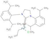 ALLYLCHLORO[1,3-BIS(2,6-DI-I-PROPYLPHENYL)-4,5-DIHYDROIMIDAZOL-2-YLIDENE]PALLADIUM (II)