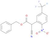 Benzyl ɑ-cyano-2-nitro-5-(trifluoromethyl)phenylacetate