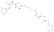 Bis-2-(5-phenylacetamido-1,3,4-thiadiazol-2-yl)ethyl sulfide