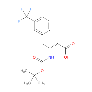 (R)-3-((tert-Butoxycarbonyl)amino)-4-(3-(trifluoromethyl)phenyl)butanoic acid