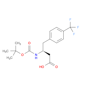 (S)-3-((tert-Butoxycarbonyl)amino)-4-(4-(trifluoromethyl)phenyl)butanoic acid