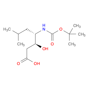 (3S,4S)-4-((tert-Butoxycarbonyl)amino)-3-hydroxy-6-methylheptanoic acid