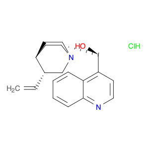 (S)-Quinolin-4-yl((1S,2R,4S,5R)-5-vinylquinuclidin-2-yl)methanol hydrochloride