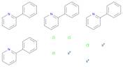 Dichlorotetrakis(2-(2-pyridinyl)phenyl)diiridium(III)