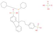 Dicyclohexyl-{2-sulfo-9-[3-(4-sulfo-phenyl)propyl]-9-fluorenyl}phosphonium-hydrogensulfate