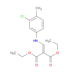 DIETHYL 2-((3-CHLORO-4-METHYLPHENYLAMINO)METHYLENE)MALONATE