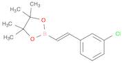 2-[(E)-2-(3-chlorophenyl)ethenyl]-4,4,5,5-tetramethyl-1,3,2-dioxaborolane