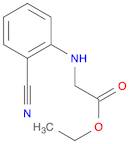 ETHYL 2-(2-CYANOANILINO)ACETATE