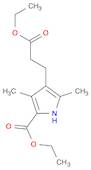 Ethyl 4-(3-ethoxy-3-oxopropyl)-3,5-dimethyl-1H-pyrrole-2-carboxylate