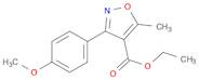 ETHYL 3-(4-METHOXYPHENYL)-5-METHYLISOXAZOLE-4-CARBOXYLATE