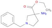 Ethyl 3-amino-1-benzylpyrrolidine-3-carboxylate