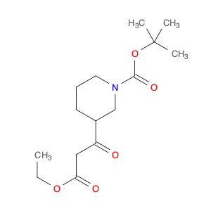 3-(2-ETHOXYCARBONYL-ACETYL)-PIPERIDINE-1-CARBOXYLIC ACID TERT-BUTYL ESTER