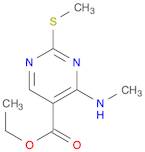 ETHYL 4-(METHYLAMINO)-2-(METHYLSULFANYL)-5-PYRIMIDINECARBOXYLATE