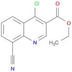 Ethyl 4-chloro-8-cyanoquinoline-3-carboxylate