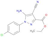 5-AMINO-4-CYANO-1-(4-CHLORO-PHENYL)-1H-PYRAZOLE-3-CARBOXYLIC ACID ETHYL ESTER