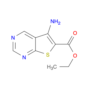 ETHYL 5-AMINOTHIENO[2,3-D]PYRIMIDINE-6-CARBOXYLATE