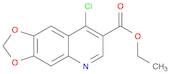 ETHYL 8-CHLORO[1,3]DIOXOLO[4,5-G]QUINOLINE-7-CARBOXYLATE