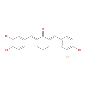 trans-2,6-Bis(3-bromo-4-hydroxybenzylidene)cyclohexanone